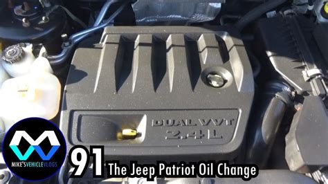 jeep patriot oil change